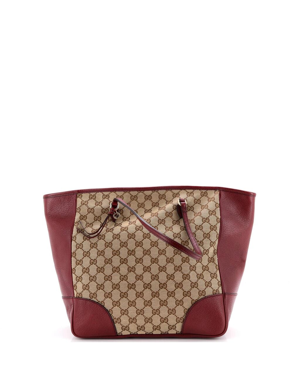 Gucci Bree Tote Gg Canvas With Leather #347732G89B